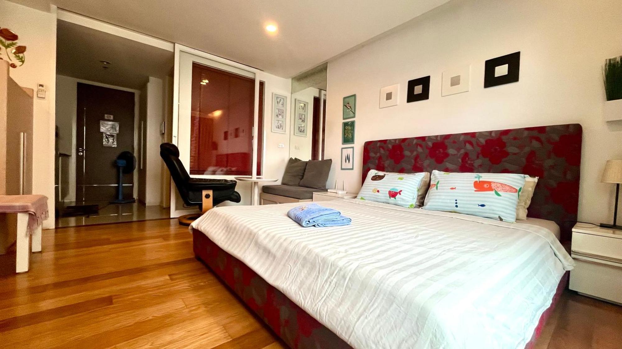 Cozy Studio Walk To Bts Free Wi-Fi Great Location Bangkok Buitenkant foto